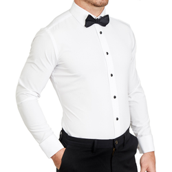 The Solid White Tuxedo Shirt - State ...